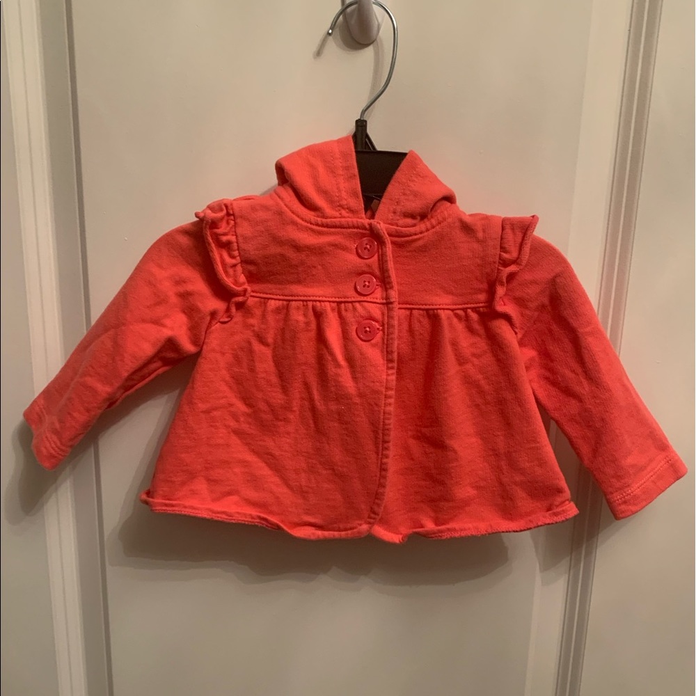 carters baby girl hooded jacket